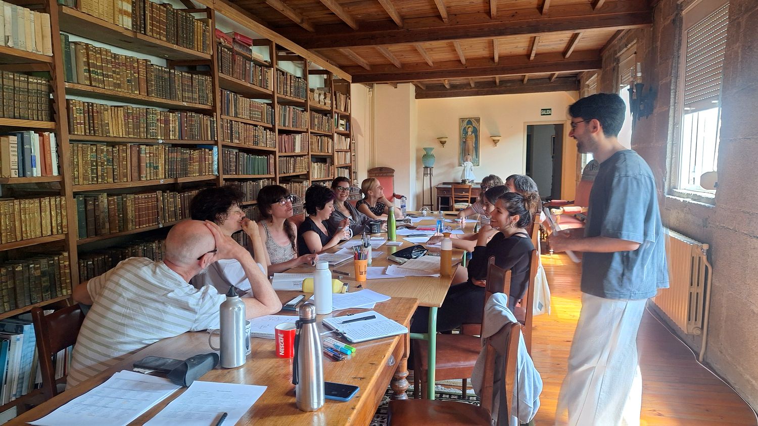 Charla durante el retiro